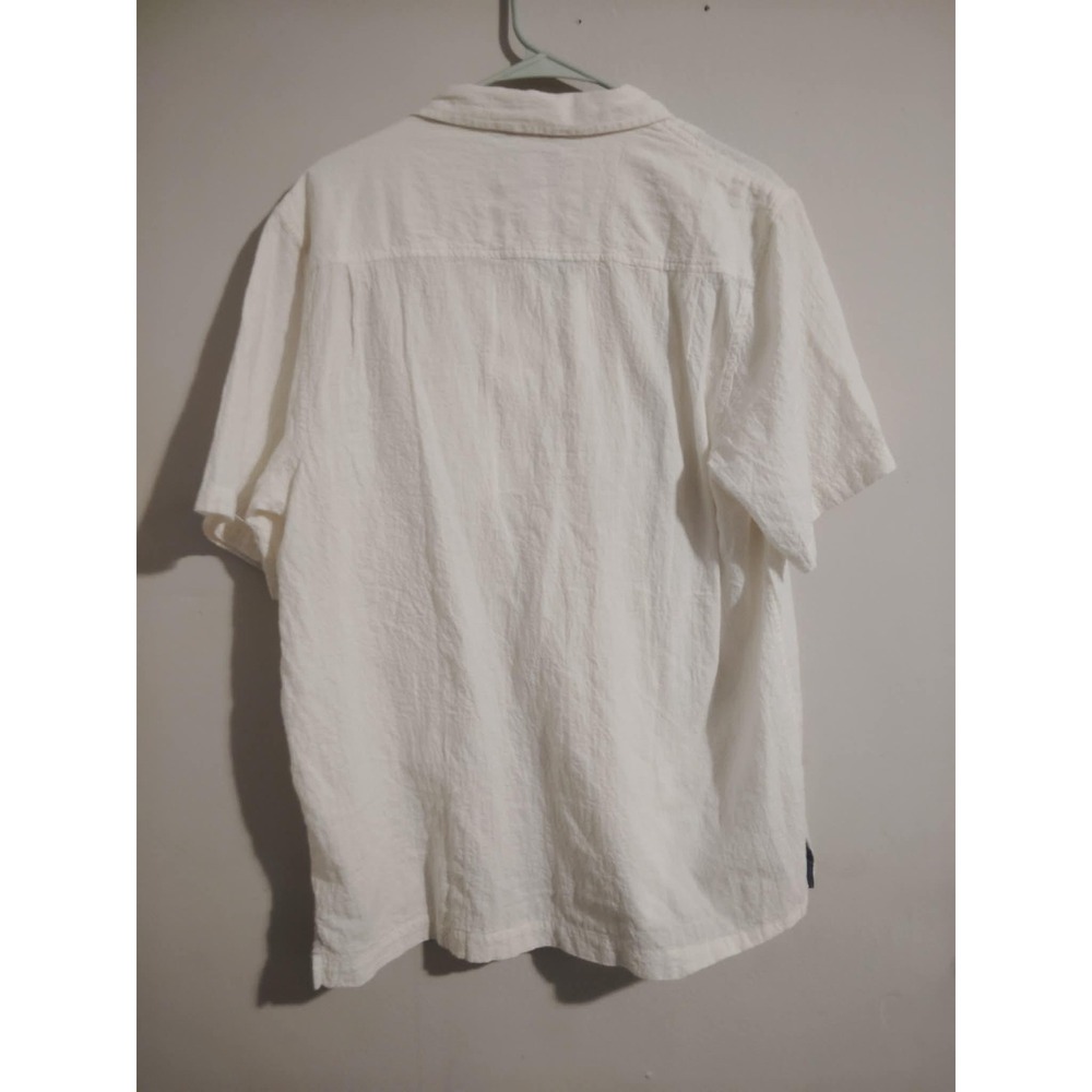 Lucky Brand Men's White Short Sleeve Camp Collar Button Up Shirt Size M - Picture 4 of 4